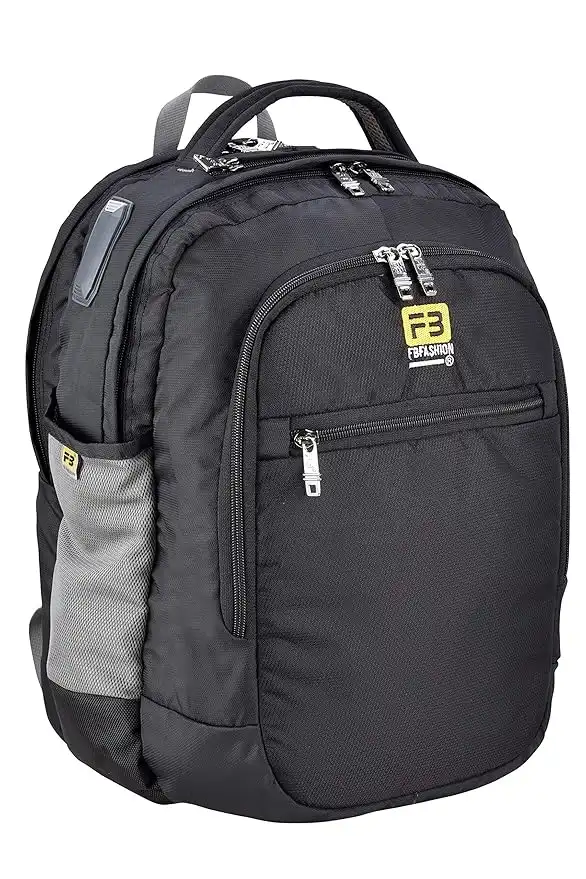 FB Fashion Bag LB-704 Light Green/Blue/Black Laptop Backpack - Image 2