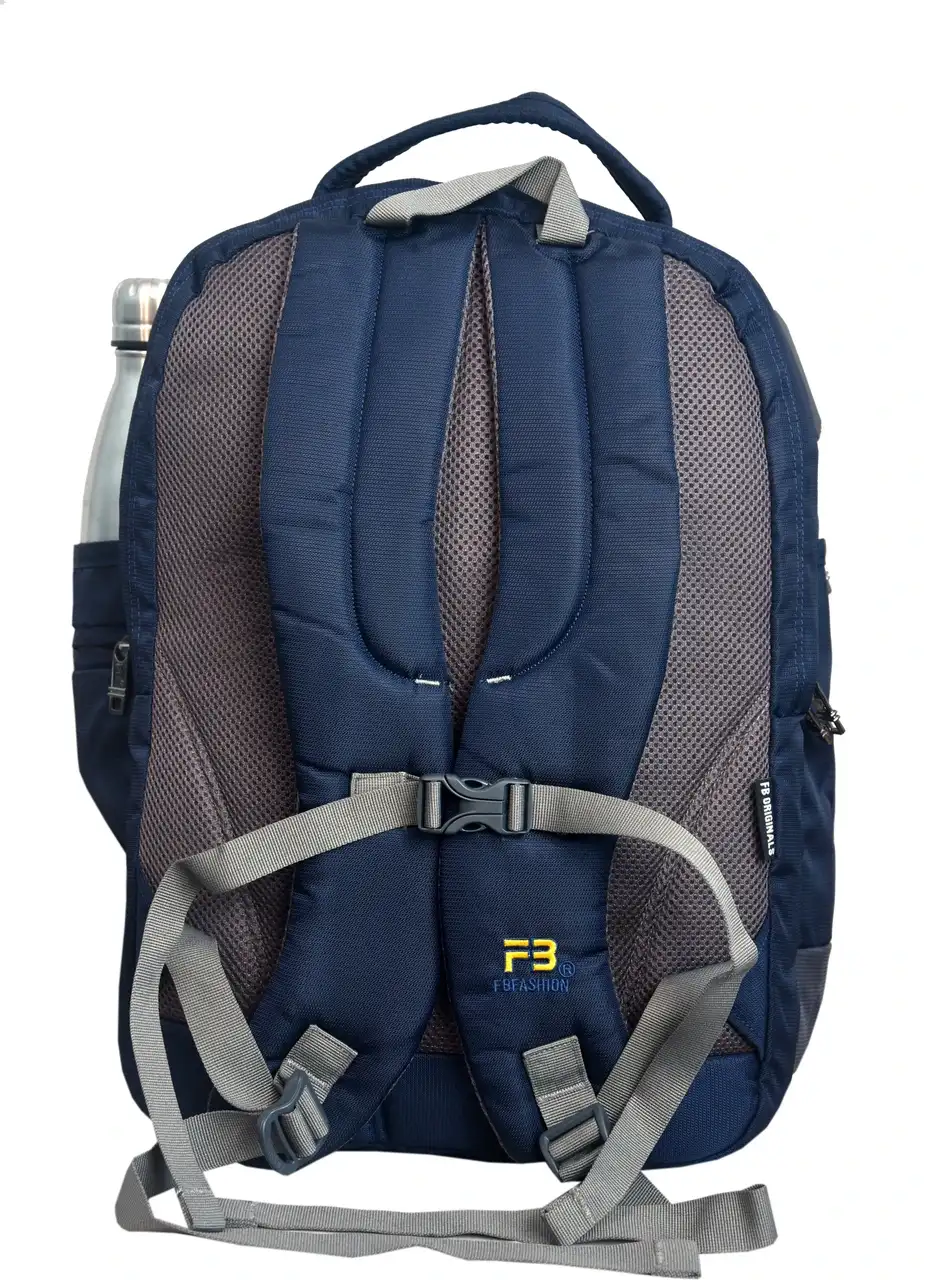 FB Fashion Bag LB-704 Light Green/Blue/Black Laptop Backpack - Image 5