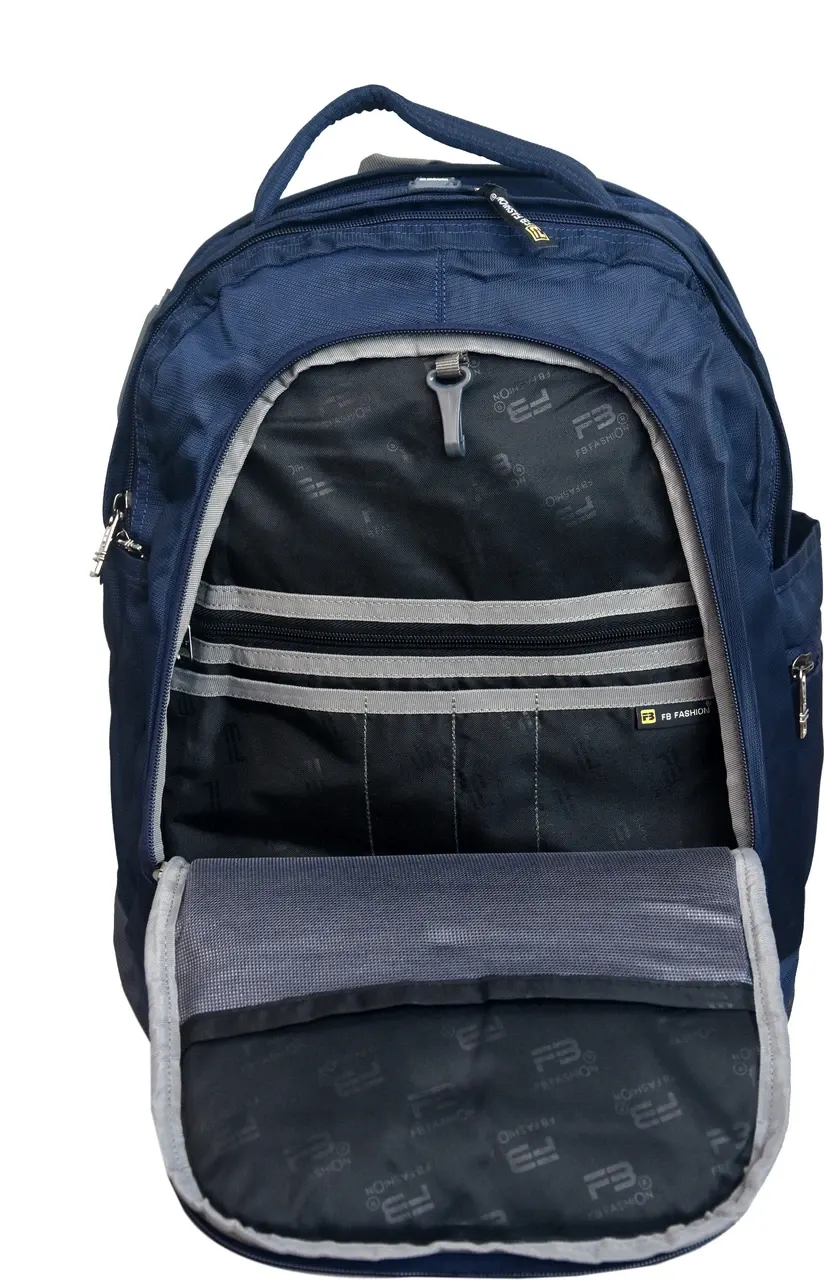 FB Fashion Bag LB-704 Light Green/Blue/Black Laptop Backpack - Image 6