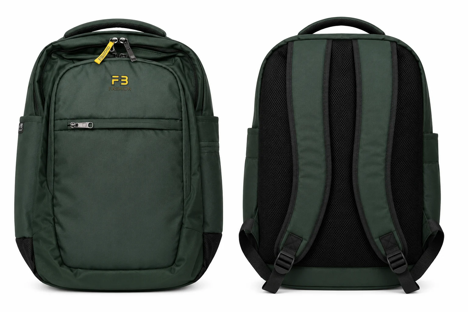 FB Fashion Bag LB-704 Light Green/Blue/Black Laptop Backpack
