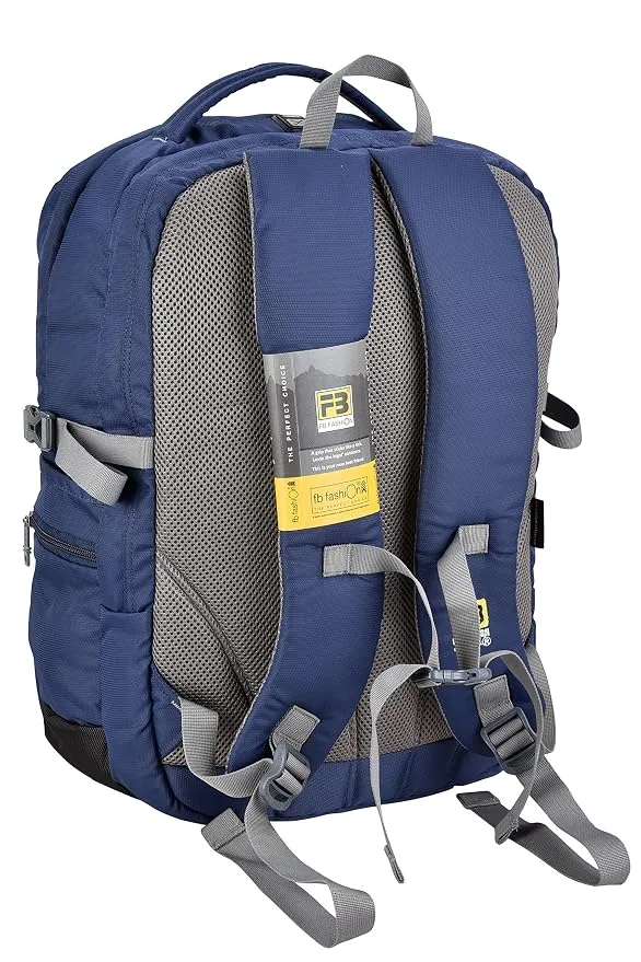 FB Fashion Bag LB-760 Polyester Blue/Black Laptop Backpack - Image 3