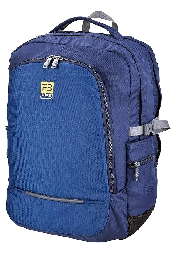 FB Fashion Bag LB-760 Polyester Blue/Black Laptop Backpack - Image 4