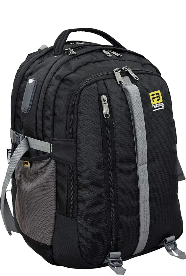 FB Fashion Bag LB-774 Grey/Blue/Black/Green Laptop Backpack - Image 3