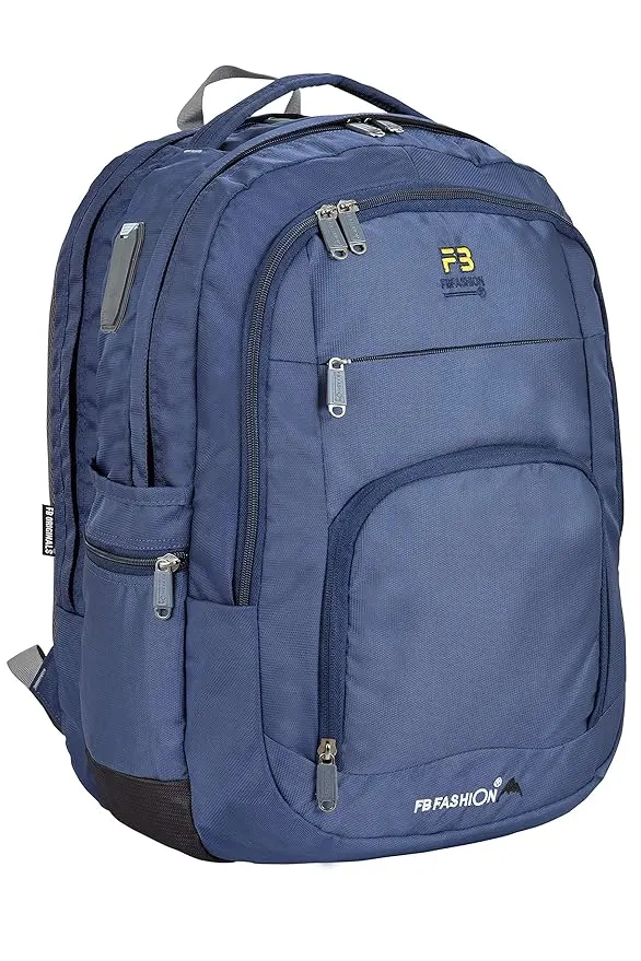 FB Fashion Bag LB-750 Blue/Black Laptop Backpack - Image 4